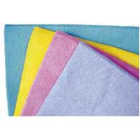 Lavette viscose non-tissée - jaune